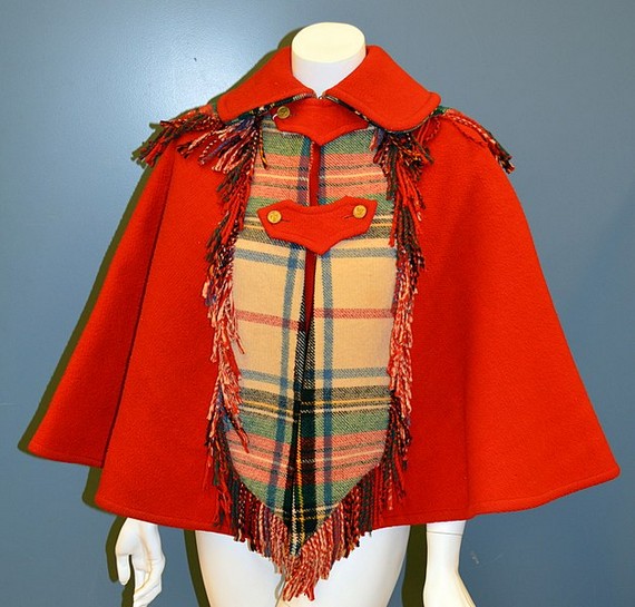 Womenswear trends AW 2014 - Design inspiration with Red Wool Cape of Clara and Mary Mitchell, 1894 Womenswear trends AW 2014 - Design inspiration with Red Wool Cape of Clara and Mary Mitchell, 1894
