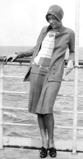 Flapper On Ship 1929 Flapper On Ship 1929