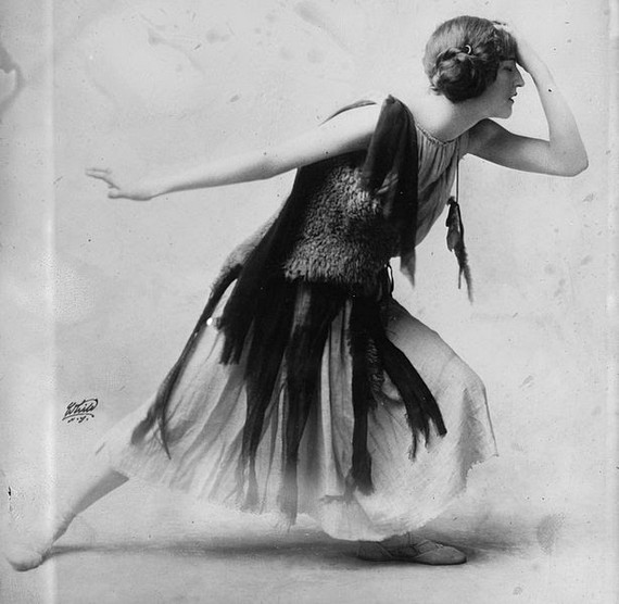 Violet Romer in a flapper dress c. 1915 Violet Romer in a flapper dress c. 1915