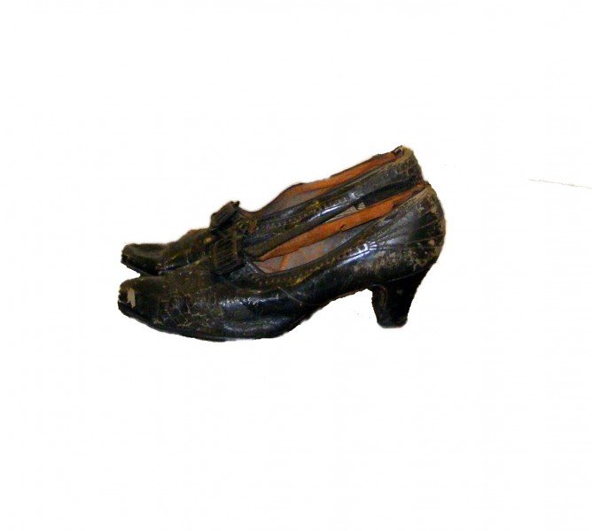 Women's Edwardian leather antique shoes from blue17.co.uk