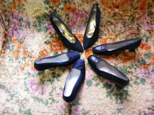 Vintage footwear-1960's shoes, made for princess midiavani,wife of sir Aurthur Conan Doyle
