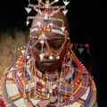 masai-lavishly beaded bride