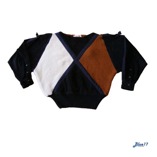80s bat wing sweater