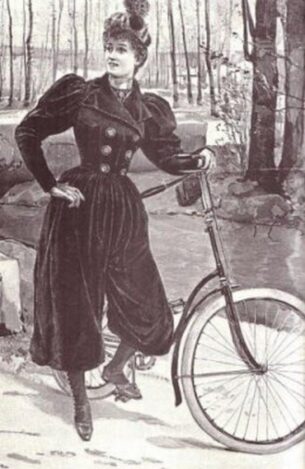 Bloomer - Cycling - Rational Dress-A rather dashing women's cycling costume