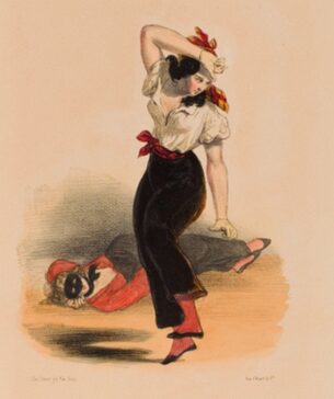 The Power of Trousers-Paul Gavarni Carnavale print