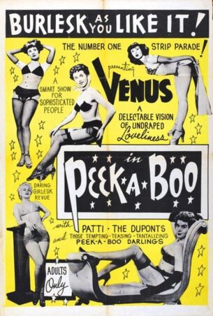 Burlesque history-peek a boo poster-1953