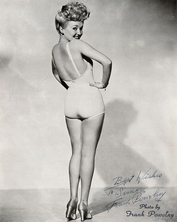 Betty Grable in a bathing suit, 1949 Betty Grable in a bathing suit, 1949