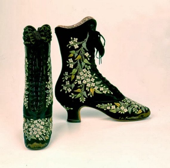 Womens Vintage Boots Styles - Blue 17 Vintage Clothing