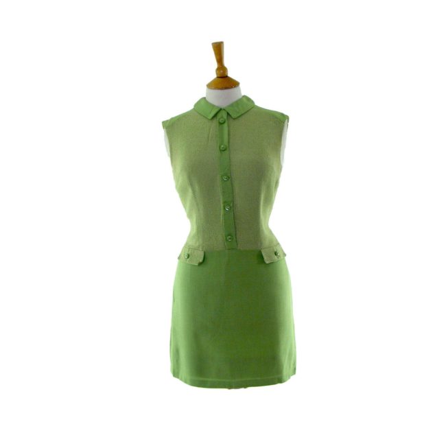 Green 60s vintage Dress