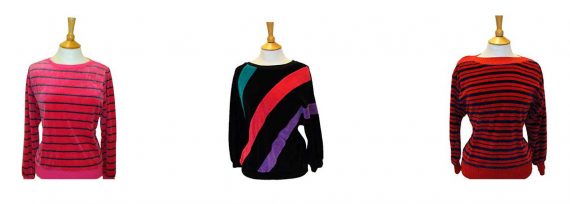 Womens 1980s tops