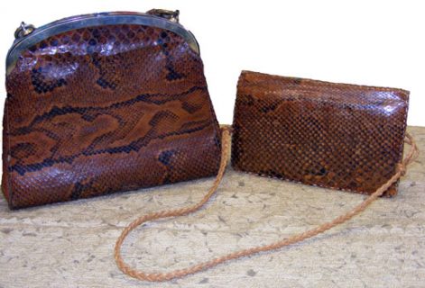 vintage snakeskin bags