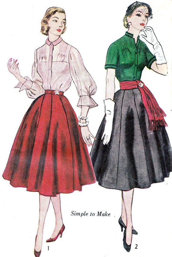 50s skirt 50s