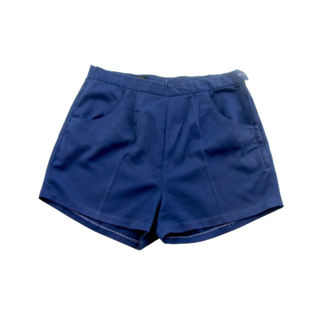 60s Womens blue beach shorts
