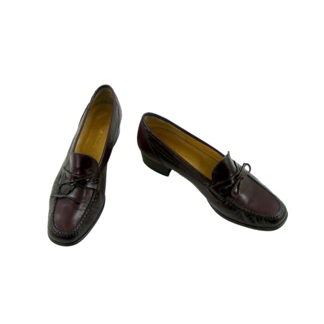 Burgundy Vintage shoes