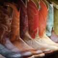 colourful cowboy boots.