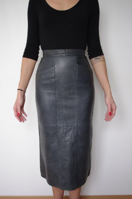 Womens Vintage Leather Skirts - Mini, Midi & Maxi - Vintage Blog