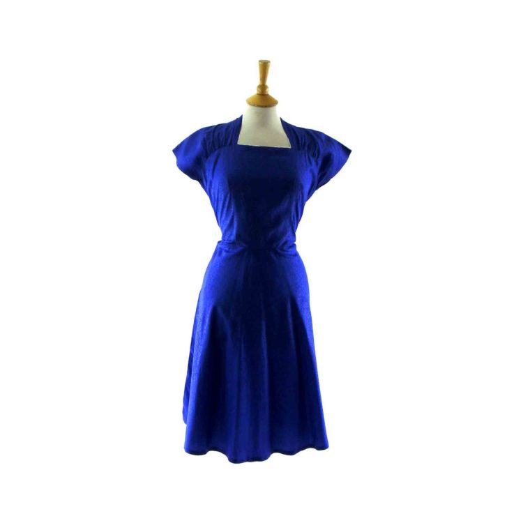 Purple-1940s vintage dress
