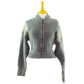 Knitwear 2015 2016 - 50s Ladies Winter Zip Up Cardigan