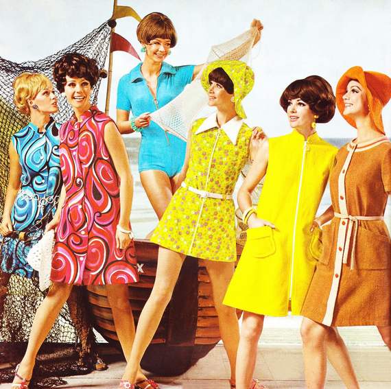 1960s vintage dresses - Dress styles of the 60s - Blue 17 Vintage Clothing