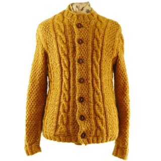 Yellow-Vintage-Icelandic-Sweater