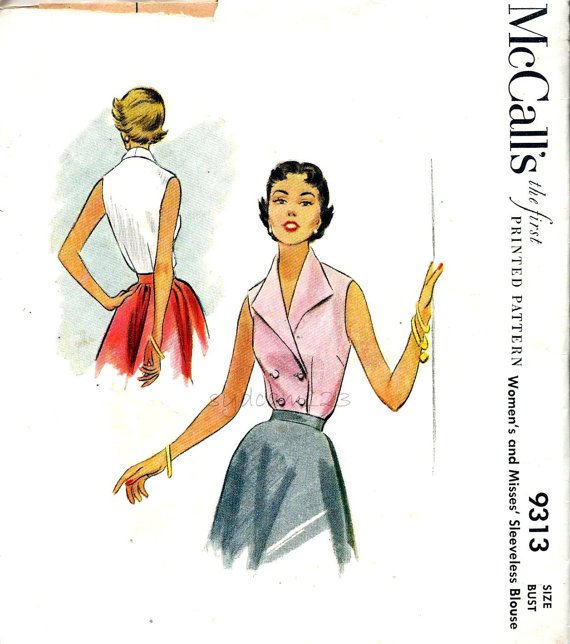 1950s tops and blouses uk sales