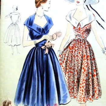 1950s fashion trends - vogue patterns