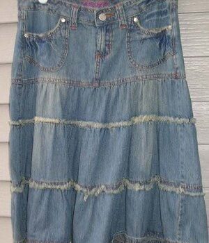 vintage denim skirts