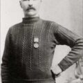 A Victorian hero in his gansey sweater.
