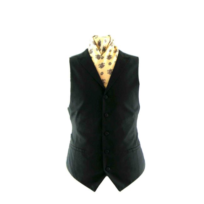 Black pinstripe waistcoat