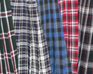 Vintage plaid skirts