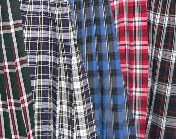 plaid skirt history