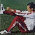 vintage athletic tops -One of Adidas first tracksuits
