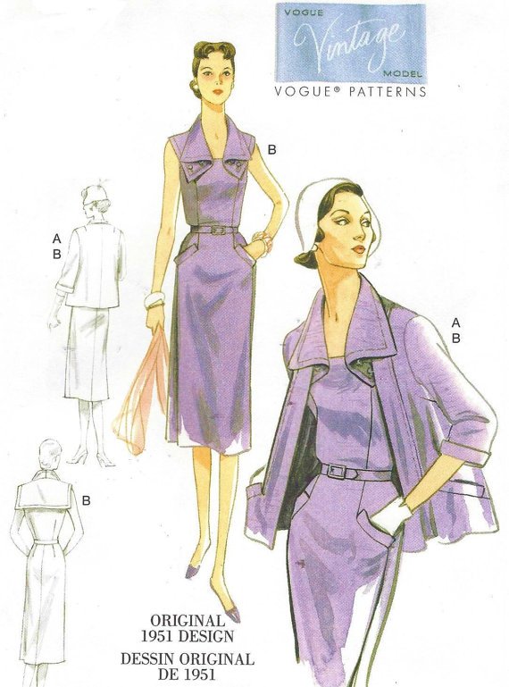 Womens vintage jackets 1950s-The 50s swing jacket/half-coat