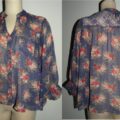 Womens 1990s vintage blouses florals