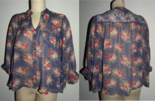 Womens 1990s vintage blouses florals
