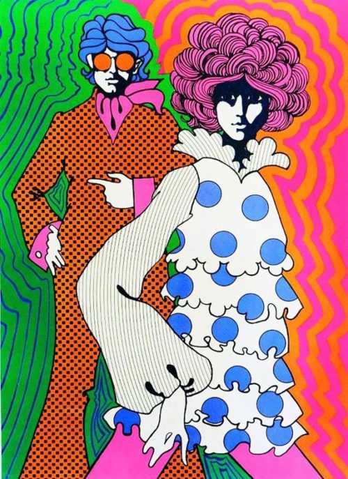 60s clothing poster 