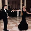 womens 1980s vintage dresses - John Travolta and Princess Diana dancing