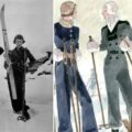 vintage womens ski jackets - Elsa-Schiaparelli-and-Gogo,-1934.