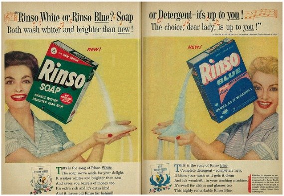 vintage shopping-Vintage Washing Advert