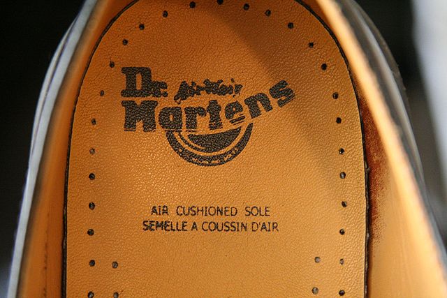 90s fashion - Inside of Dr martens shoes 90s fashion - Inside of Dr martens shoes