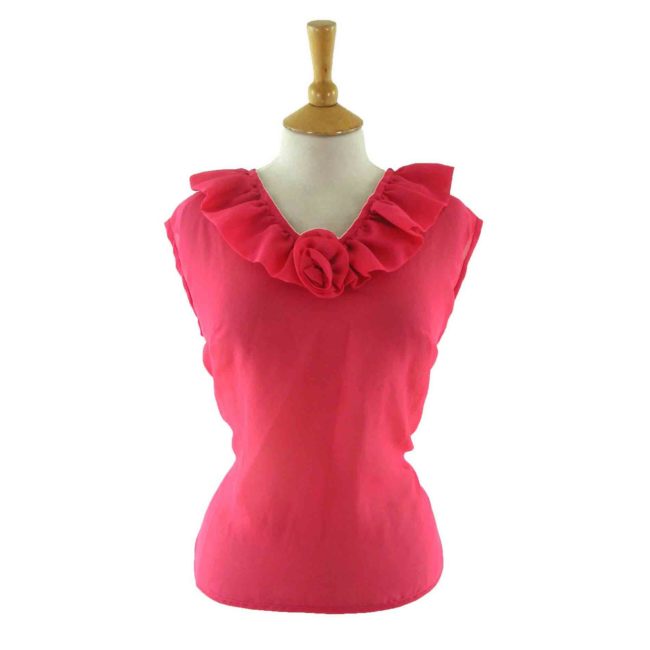 1960s Magenta Top