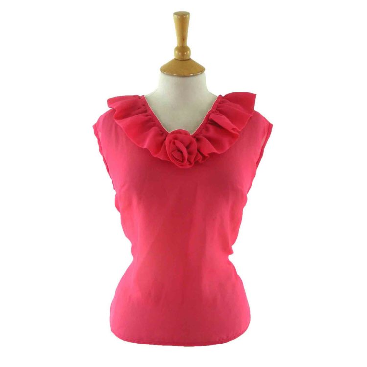 1960s Magenta Top