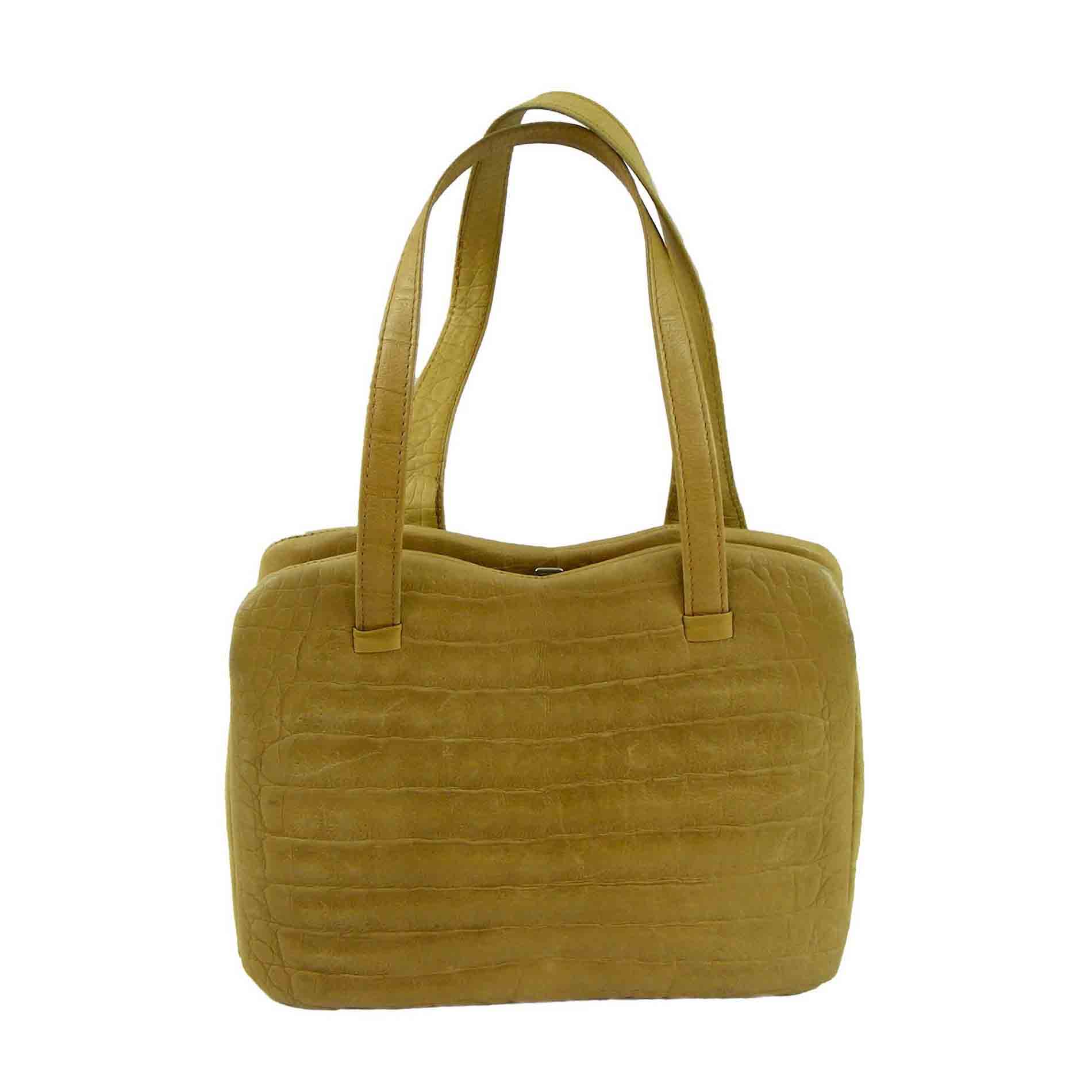 Download 60s Mock Croc Handbag - Vintage Clothing - Blue 17