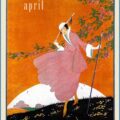 Womens fashion 1916, Vogue cover, April 1916