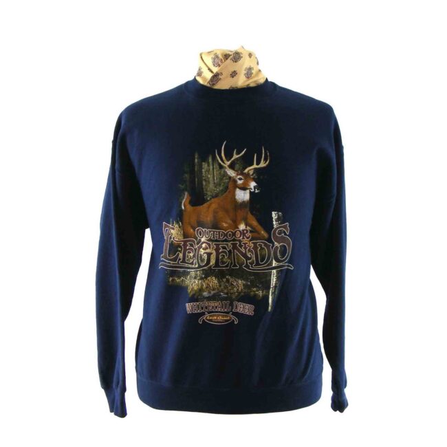 Stag print sweatshirt