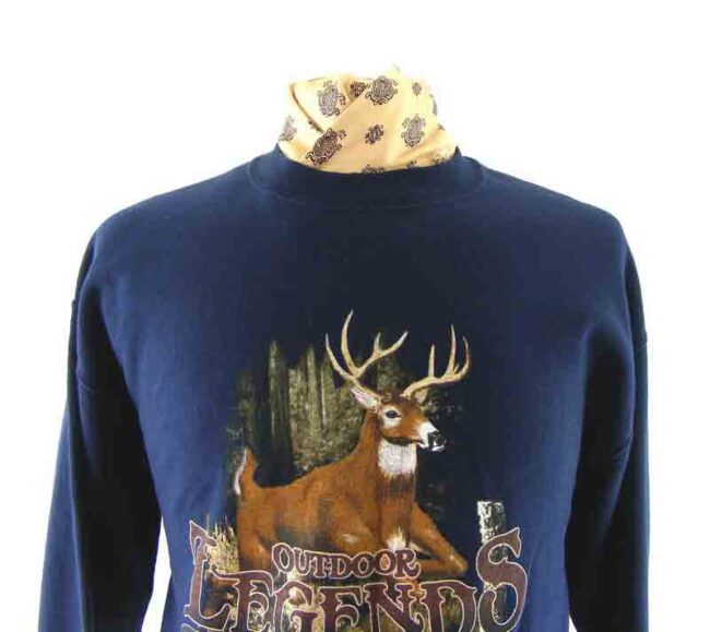 Stag Print Sweatshirt - Image 2