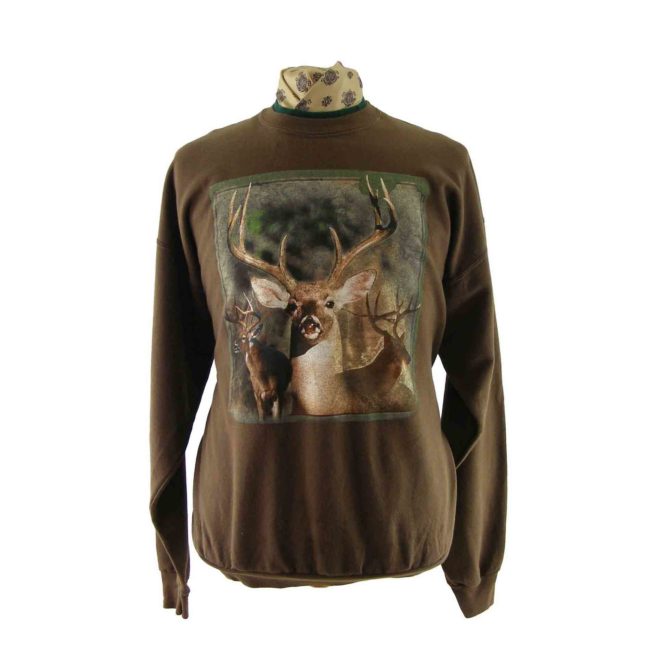 Stags Print Sweatshirt