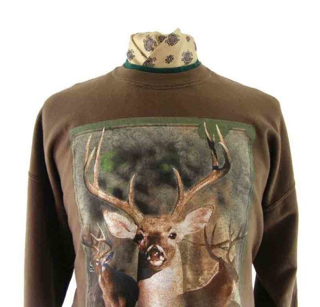 Stags Print Sweatshirt - Image 2
