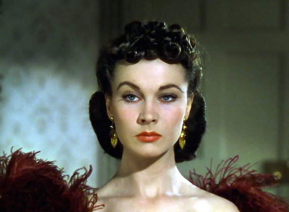 Movie stars glamourized 1930s fashion - Vivien Leigh in Gone With the Wind 1939