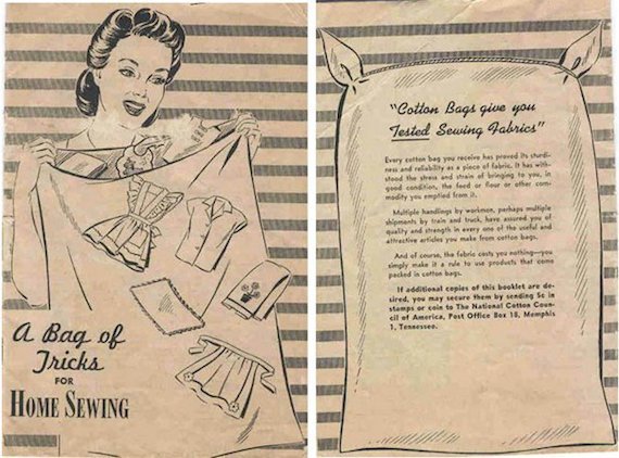 1920s fabrics - Feed sack advert 1920s fabrics - Feed sack advert